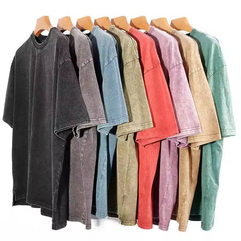 OEM-Retro-100-Cotton-Heavyweight-Mens-Oversized-Tshirt-Dtg-Print-Tee-Logo-T-shirt-Stone-Acid-Washed-Vint
